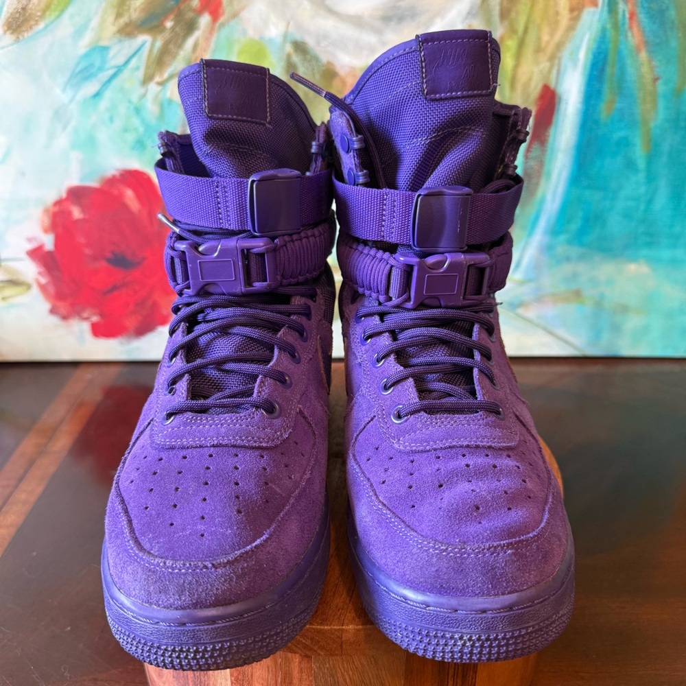 Nike SF Air Force 1 High Court Purple 864024-500 Men's Shoes Size 8.5
